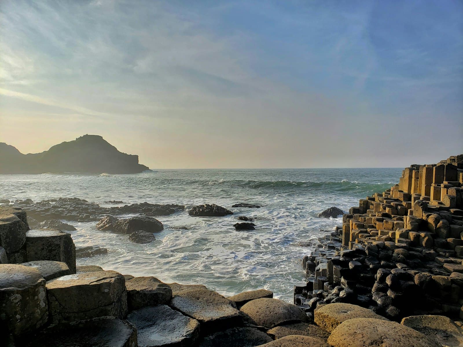 The basalt columns of the Giant's Causeway
